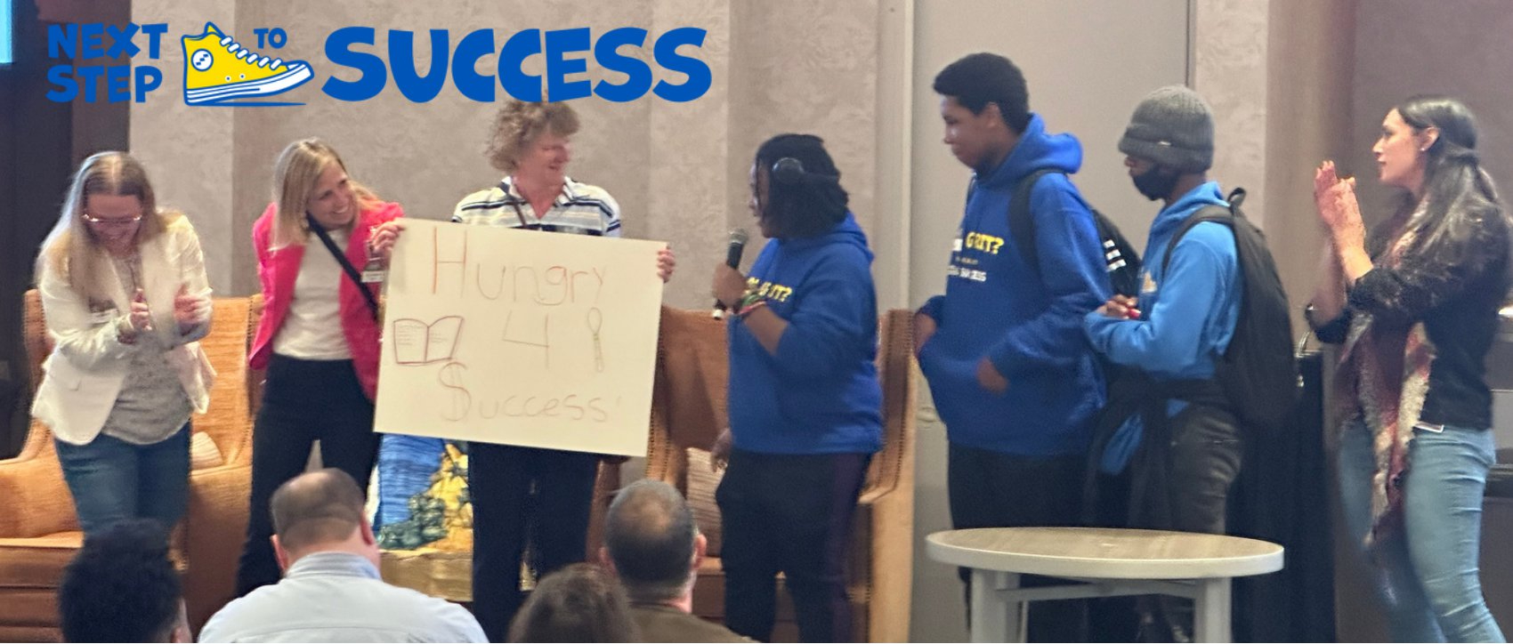 RRD Executives and Next Step to Success Students seek success without fear
